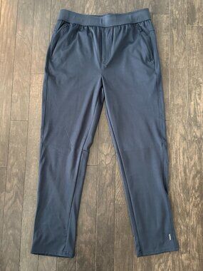 Balance Collection Joggers Mens Medium Navy Blue Drawstring Waist Track Pants